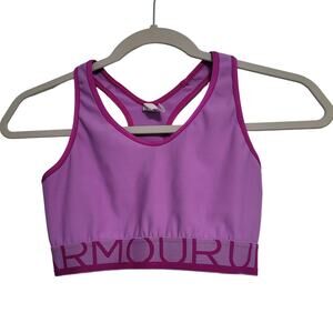 Under Armour Women's Purple Racerback Sports Bra Size Small